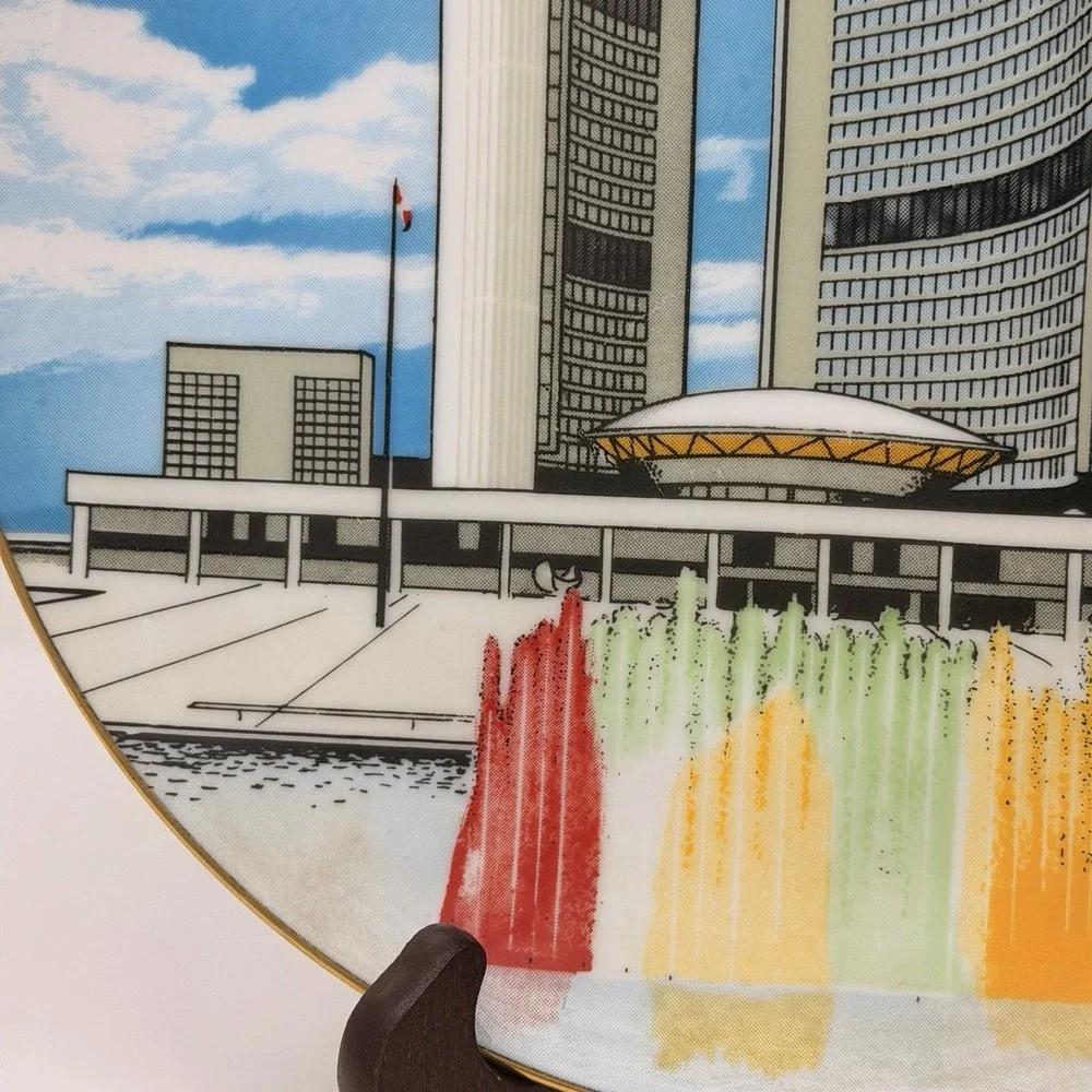 AMF Bowling BPAA Convention 1977 Toronto Civic Centre Porcelain‎ Plate 10